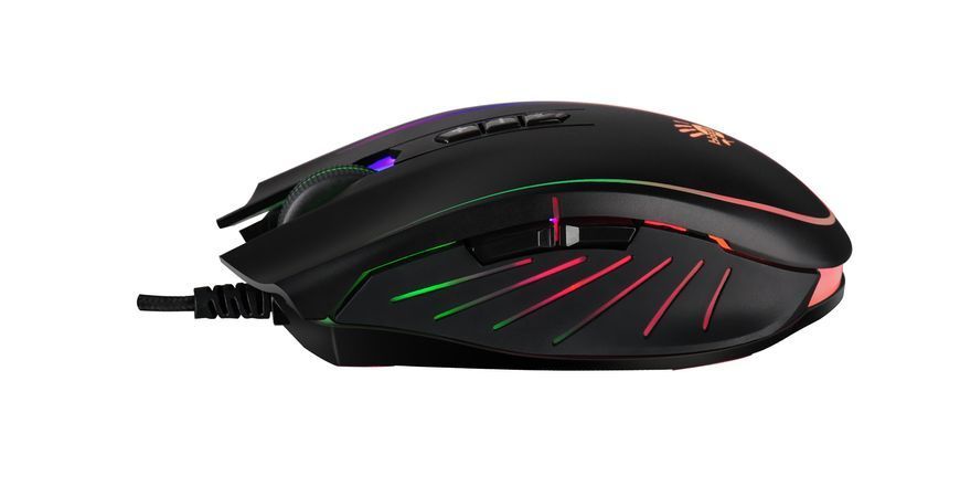Миша ігрова A4-Tech Bloody Q81, чорна, з підсвічуванням Curve, USB Q81 Bloody Curve 1604410 фото