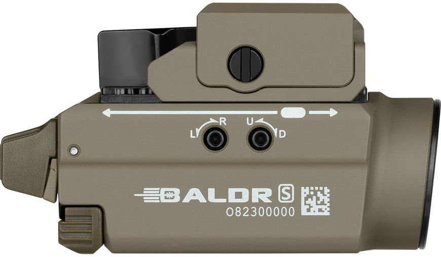 Ліхтар з ЛЦВ Olight Baldr S Green Laser Flat Dark Earth (600 Lm) 0.0002.0195 23704809 фото
