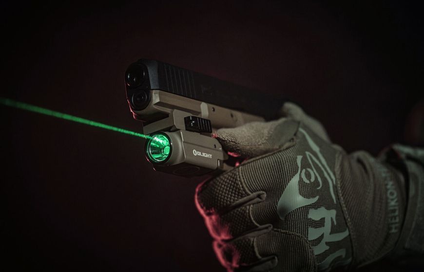 Ліхтар з ЛЦВ Olight Baldr S Green Laser Flat Dark Earth (600 Lm) 0.0002.0195 23704809 фото