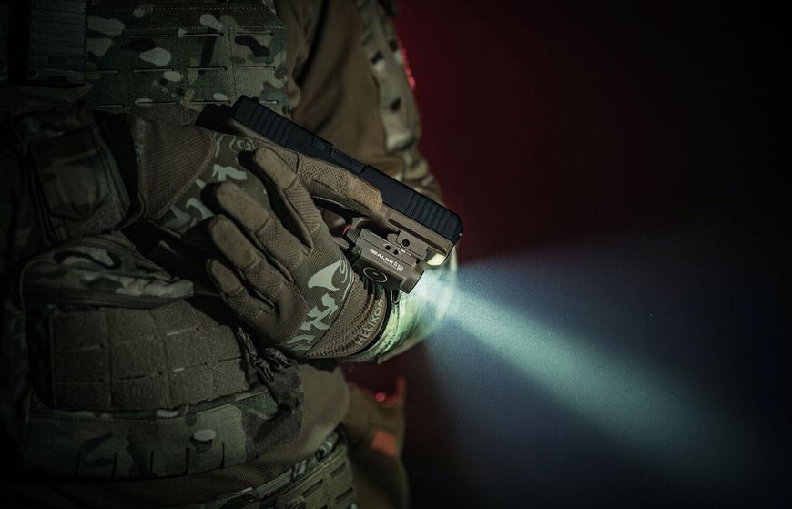 Ліхтар з ЛЦВ Olight Baldr S Green Laser Flat Dark Earth (600 Lm) 0.0002.0195 23704809 фото
