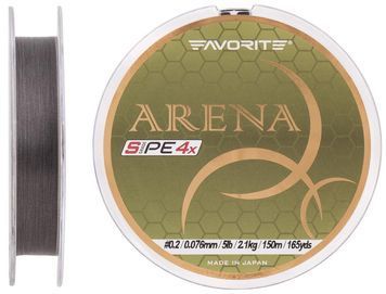 Шнур Favorite Arena PE 150м (silver gray) #0.2/0.076mm 5lb/2.1kg 16931089 фото