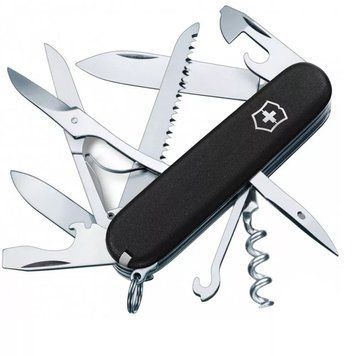 Швейцарський ніж Victorinox Huntsman Mat Чорний матовий лак (1.3713.3_M0007p) V77552787 фото