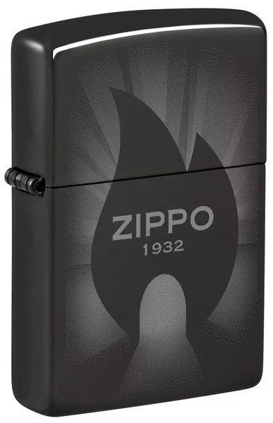 Запальничка Zippo High Polish Black Radiant Design 46175 V77553992 фото