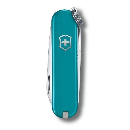 Швейцарський ніж Victorinox Сlassic SD Mountain Lake блістер 0.6223.23B1 4008386 фото