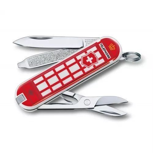 Швейцарский нож Victorinox Classic LE 2018 A Trip to Londone 58 мм Разноцветный (0.6223.L1808) V77553560 фото
