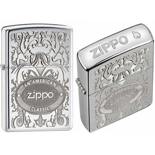 Зажигалка Zippo 24751 American classic Crown Stamp ZP77890006 фото