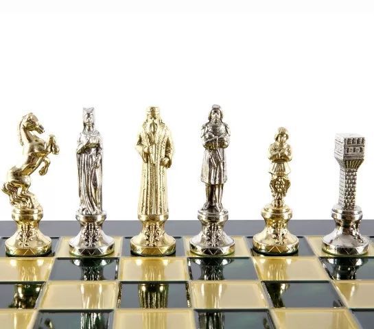 Шахи Manopoulos Ренесанс дерев'яний футляр 36х36 см Зелений (S9GRE) V77553448 фото