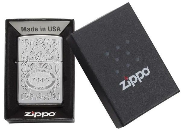 Зажигалка Zippo 24751 American classic Crown Stamp ZP77890006 фото