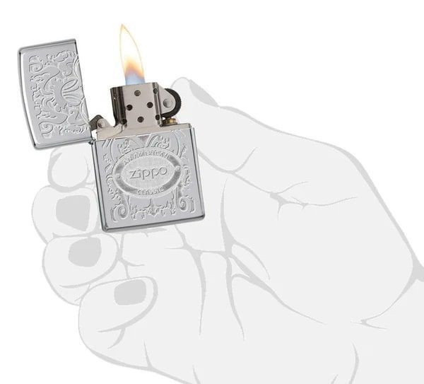 Зажигалка Zippo 24751 American classic Crown Stamp ZP77890006 фото