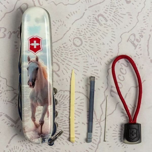 Швейцарський ніж Victorinox Climber Zodiac Білий кінь Різнокольоровий глянсовий 1.3703.7_Z5270pk V77554177 фото