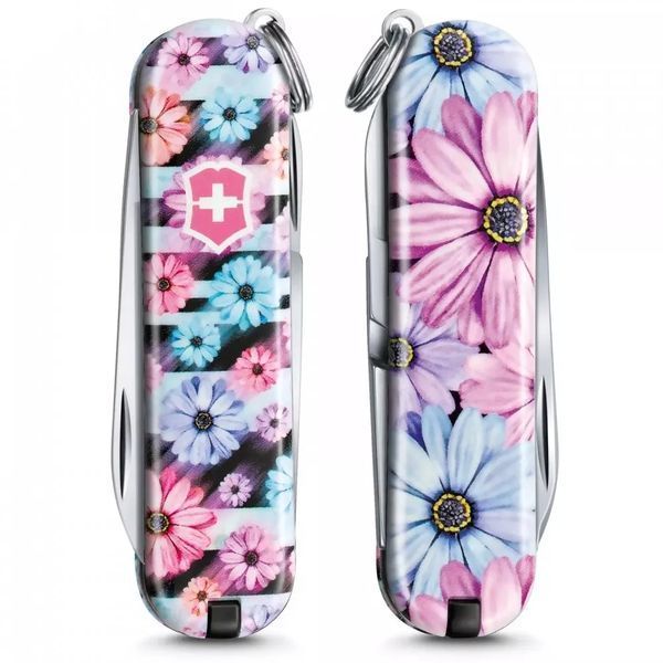 Швейцарский нож Victorinox Classic LE 2021 Dynamic Floral 58 мм 7 функций (0.6223.L2107) V77552863 фото