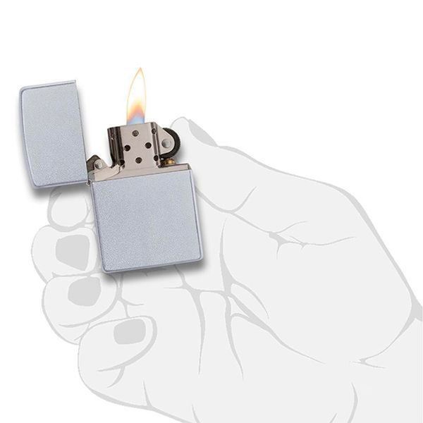 Запальничка ZIPPO Satin Chrome (205) V77550774 фото