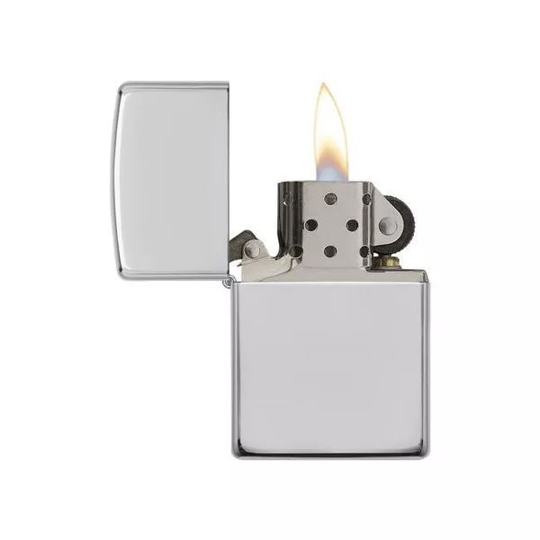Серебряная бензиновая зажигалка Zippo 26 Armor High Polish Sterling Silver (26) V77552698 фото
