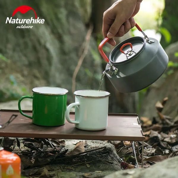 Чайник Naturehike NH17C020-H 1.1 л, алюміній, Сірий 62950 фото