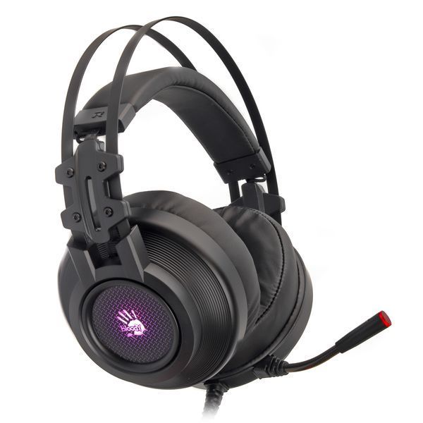 Гарнітура ігрова Bloody G525 з підсвічуванням, USB чорна G525 Bloody (Black) 1605584 фото