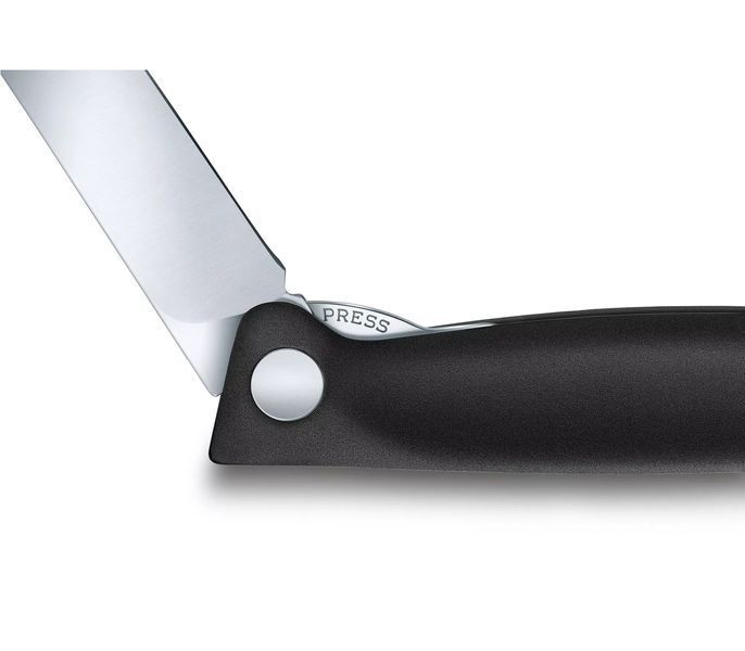 Кухонний ніж Victorinox Swiss Classic Foldable Paring Knife складаний, чорний, 11 см (6.7803.FB) V77551489 фото