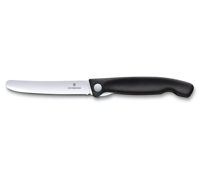 Кухонний ніж Victorinox Swiss Classic Foldable Paring Knife складаний, чорний, 11 см (6.7803.FB) V77551489 фото