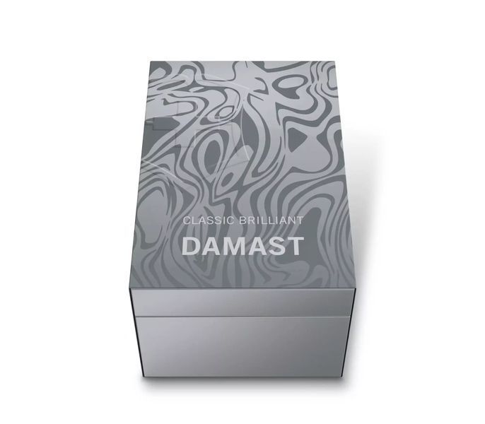 Швейцарский нож Victorinox Classic SD Brilliant Damast 58 мм 5 функций Дамасская сталь (0.6221.34) V77552873 фото