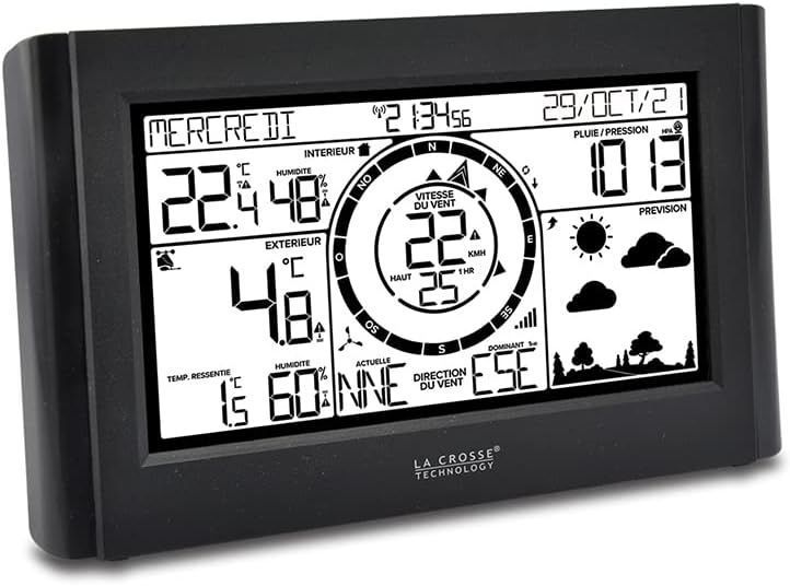 Метеостанція La Crosse WS1652 Black WS1652-BLA фото