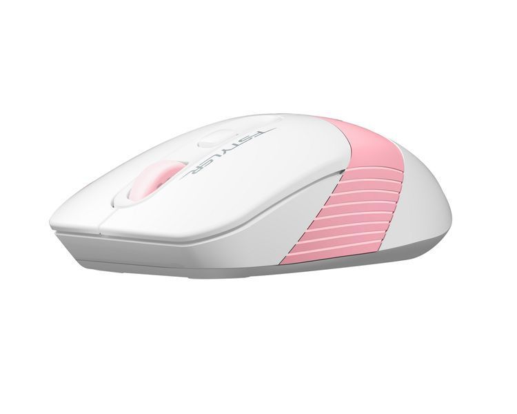 Миша бездротова A4Tech Fstyler FG10 (Pink), USB, колір білий+рожевий FG10 (Pink) 1604565 фото