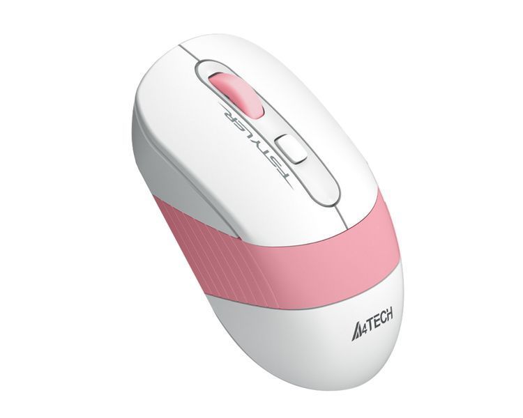 Миша бездротова A4Tech Fstyler FG10 (Pink), USB, колір білий+рожевий FG10 (Pink) 1604565 фото