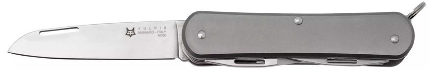 Ніж багатофункціональний Fox Vulpis Titanium Gray. 5 інструментів FX-VP130-SF5 TI 17530686 фото