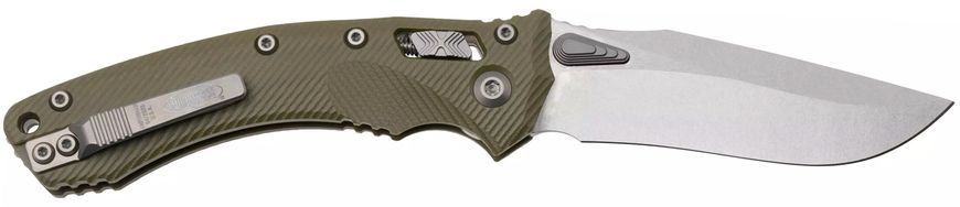 Ніж Microtech Amphibian Stonewash Fluted G10 OD Green 137RL-10FLGTOD 14090773 фото