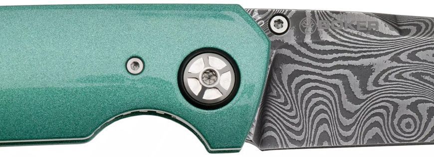Нож Boker 1969 Mach-1 Damast Aluminium Green 111102DAM 23731207 фото
