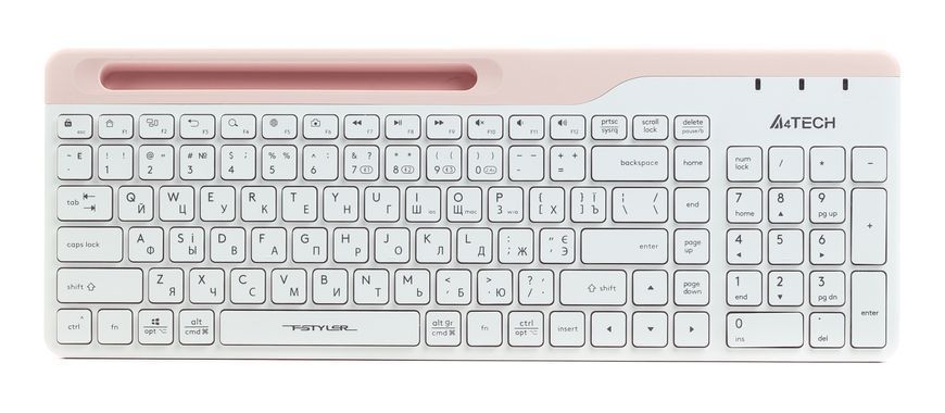 Клавіатура бездротовий FBK25, колір білий FBK25 (White) 1605227 фото