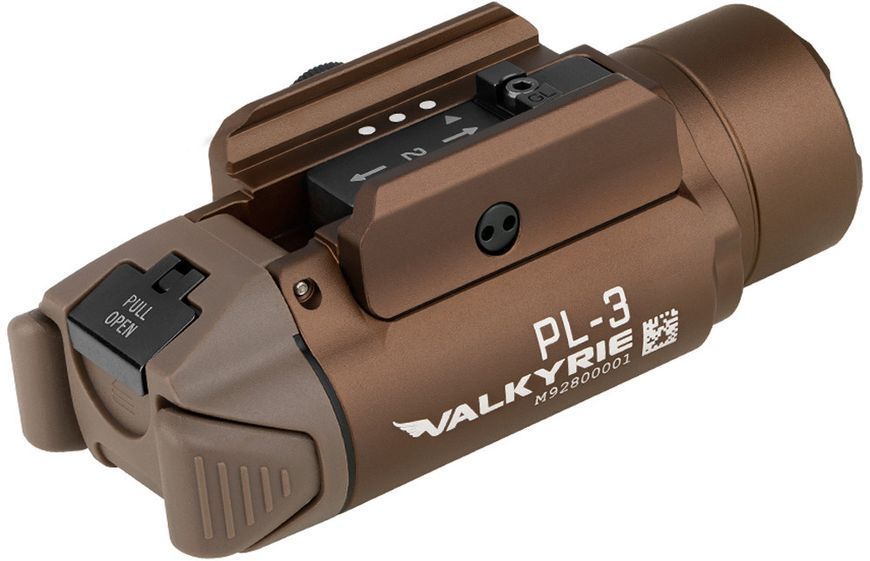 Ліхтар Olight PL-3 Valkyrie Desert Tan Weawer/Picatinny (1300 Lm) PL-3 Valkyrie DT 23703885 фото
