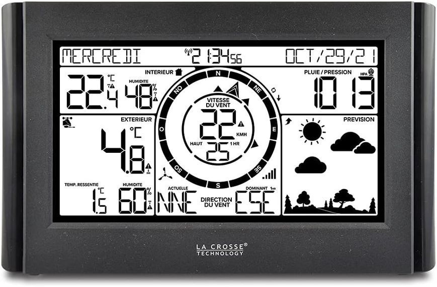 Метеостанція La Crosse WS1652 Black WS1652-BLA фото