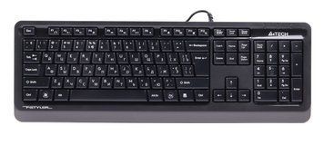 Клавиатура A4Tech Fstyler FKS10 (Grey), USB, цвет черный+серый FKS10 (Grey) 1605228 фото