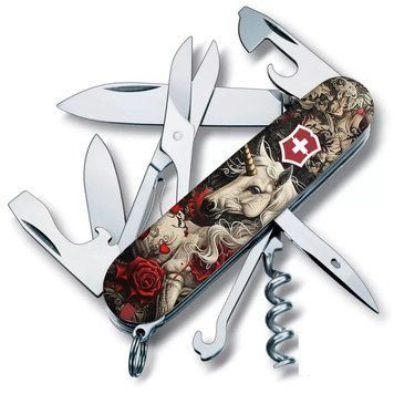 Швейцарський ніж Victorinox Climber Zodiac Чарівний Єдиноріг Різнокольоровий глянсовий 1.3703.7_Z5240pk V77554176 фото