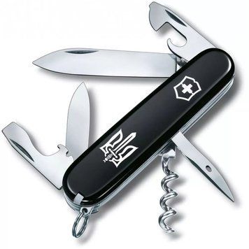 Швейцарський ніж Victorinox Spartan Ukraine 91 мм 12 функцій Тризуб ОУН (1.3603.3_T0300u) V77553022 фото