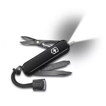 Швейцарський ніж Victorinox Signature Lite Onyx Black 58 мм, 7 функцій, чорний (0.6226.31P) V77553497 фото