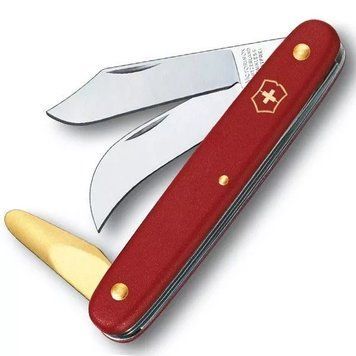 Швейцарський ніж Victorinox садовий 100 мм 3 функції Червоний (3.9116) V77553796 фото