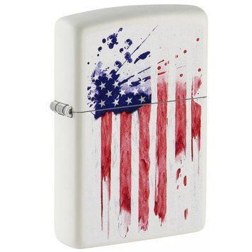 Зажигалка Zippo US Flag Design Белая 49783 V77550568 фото
