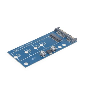 адаптер Cablexpert EE18-M2S3PCB-01 mini SATA на M2 (NGFF) EE18-M2S3PCB-01 1604320 фото