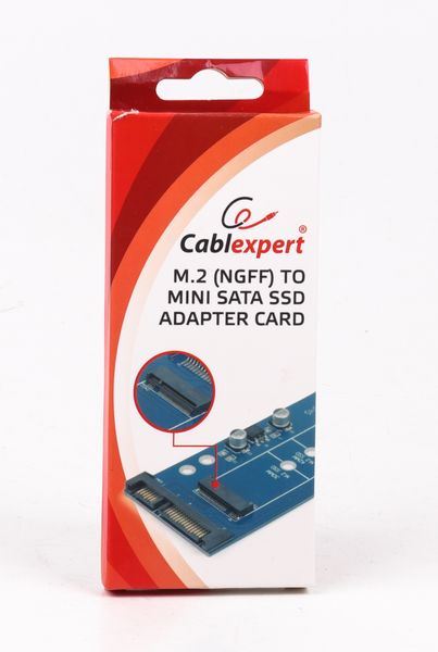 адаптер Cablexpert EE18-M2S3PCB-01 mini SATA на M2 (NGFF) EE18-M2S3PCB-01 1604320 фото