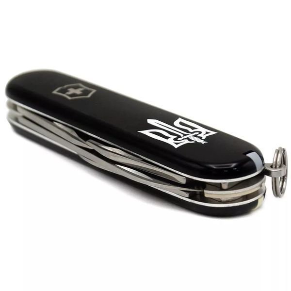 Швейцарский нож Victorinox Spartan Ukraine 91 мм 12 функций Трезубец ОУН (1.3603.3_T0300u) V77553022 фото