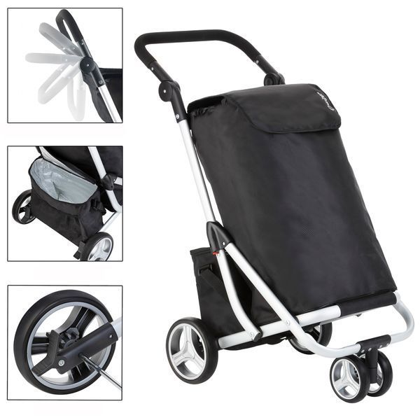 Сумка-тележка ShoppingCruiser 3 Wheels 72 Black (604349) 927303 фото