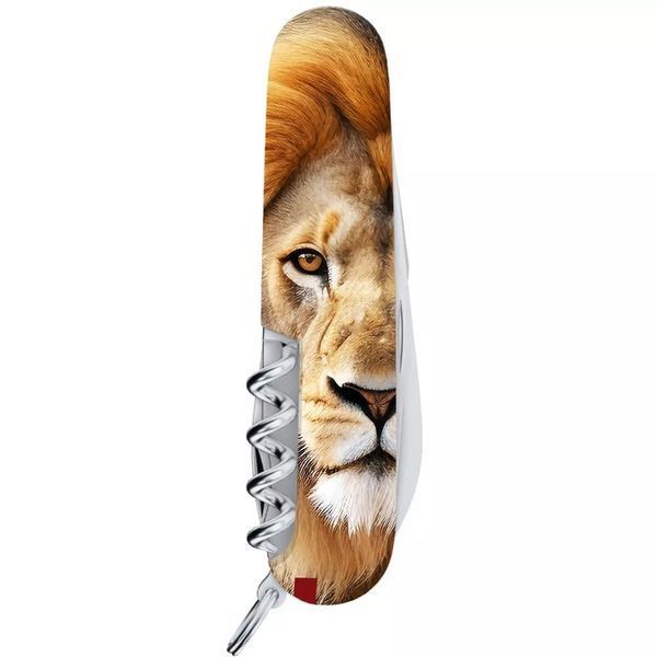 Швейцарський ніж Victorinox Spartan Animal 91 мм 13 функцій Лев (1.3603.7_F1010pw) V77552806 фото