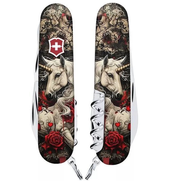 Швейцарский нож Victorinox Climber Zodiac Волшебный Единорог Разноцветный глянцевый 1.3703.7_Z5240pk V77554176 фото