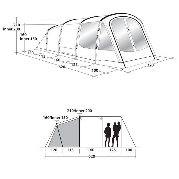 Палатка Outwell Tent Collingwood 5 (111064) 928276 фото