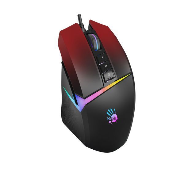 Мышь игровая A4Tech W60 Max Bloody, цвет черный+красный, активированное ПО Bloody W60 Max Bloody (Gradient Red) 1604866 фото
