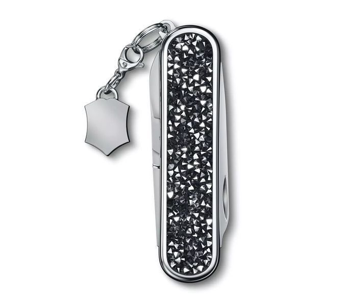 Швейцарський ніж Victorinox Classic SD Brilliant Crystal 58 мм 5 функцій рукоять інкрустована кристалами (0.6221.35) V77552872 фото