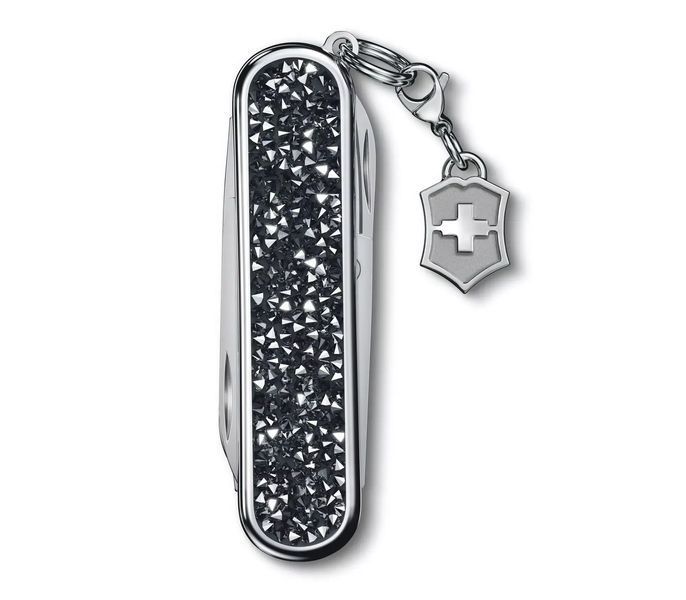 Швейцарський ніж Victorinox Classic SD Brilliant Crystal 58 мм 5 функцій рукоять інкрустована кристалами (0.6221.35) V77552872 фото