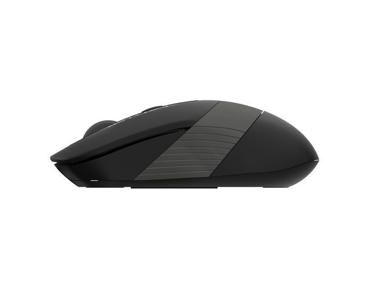 Миша бездротова A4Tech Fstyler FG10S (Grey), безшумна, USB, колір чорний+сірий FG10S (Grey) 1604566 фото