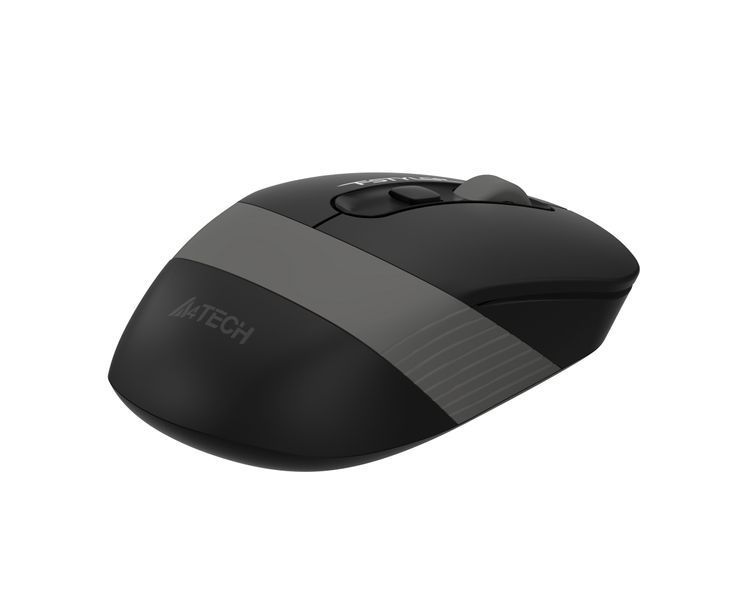 Миша бездротова A4Tech Fstyler FG10S (Grey), безшумна, USB, колір чорний+сірий FG10S (Grey) 1604566 фото