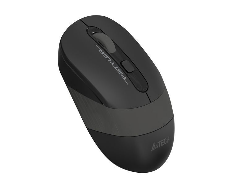 Миша бездротова A4Tech Fstyler FG10S (Grey), безшумна, USB, колір чорний+сірий FG10S (Grey) 1604566 фото